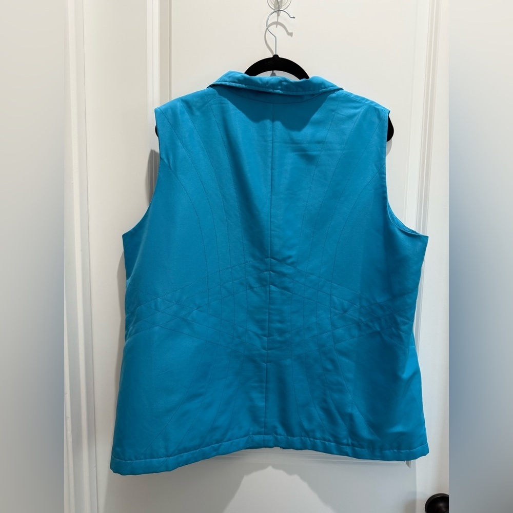 Allison Daley Blue Outerwear Vest - Picture 2 of 3